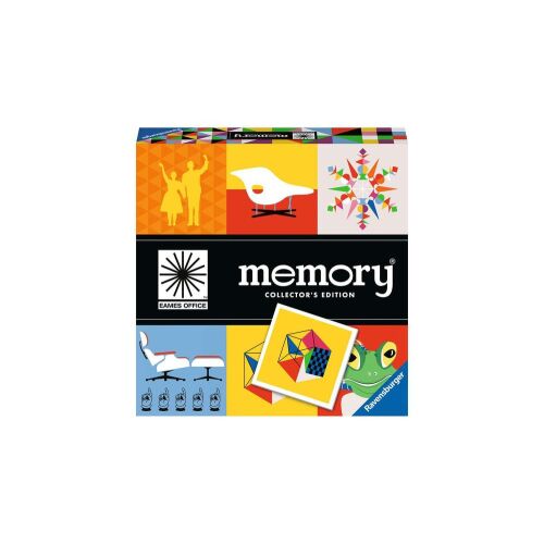 Ravensburger Eames Collectors Edition memóriajáték doboz, ikonikus Eames dizájnokkal - Memória játék