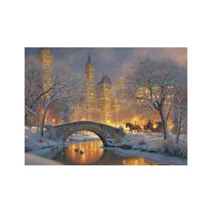 Cobble Hill 500-teiliges Puzzle, Winter in the Park, 45044, zeigt das fertige Puzzlebild - Puzzle