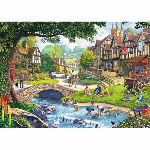 Puzzle Trefl Viață Idilică la Țară 500 Piese - Puzzle 3D & Puzzle cu burete