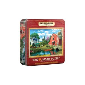 EuroGraphics 1000 db-os puzzle fém dobozban - The Red Barn by Dominic Davidson (8051-5526) 129178784 - Eurographics
