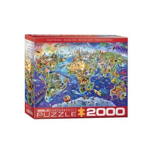 EuroGraphics 2000 db-os puzzle - Crazy World (8220-5343) 129178753 - Eurographics