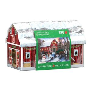 EuroGraphics 550 db-os puzzle fém dobozban - Christmas Barn (8551-5665) 129179026 - Eurographics