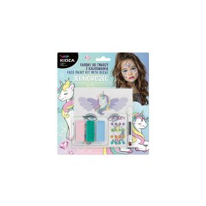 Farbki do twarzy z kalkomanią Unicorn KIDEA 129179067 - Derform
