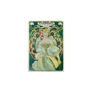 Alfons Mucha Álmodozás című műve, amely a Bluebird 1000 darabos kirakós játékon szerepel - Puzzle & Kirakó