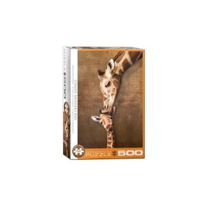 EuroGraphics 500 db-os puzzle - Giraffe Mother's Kiss (6500-0301) 129179252 - Eurographics