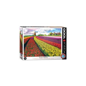 EuroGraphics 1000 db-os puzzle - Tulip Fields, Netherlands (6000-5326) 129179571 - Eurographics