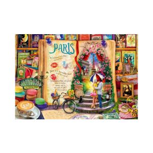 Bluebird 1000 db-os puzzle - Life is an Open Book Paris (90712) 129180009 - Puzzle & Kirakó