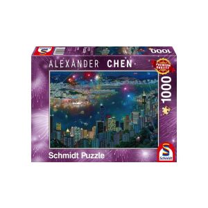 Schmidt 1000 db-os puzzle - Fireworks over Hong Kong (59650) 129180098 - Schmidt