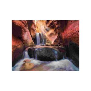 Ravensburger Puzzle mit 1500 Teilen, Vörös kanyon, roter Canyon Wasserfall, Kraft der Natur - Ravensburger Puzzle
