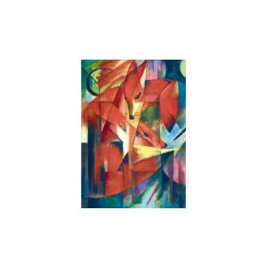Franz Marc A Róka 1913, absztrakt művészet, modern művészet, festmény, műalkotás, művészeti nyomtatvány, róka festmény, állatfestmény, bluebird kirakós - Bluebird