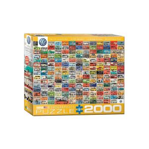 EuroGraphics 2000 db-os puzzle - The VW Groovy Bus (8220-0783) 129180543 - Eurographics