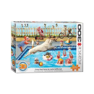 EuroGraphics 300 db-os 3D Lenticular puzzle - Crazy Pool Day by Lucia Heffe (6331-5878) 129181145 - Eurographics