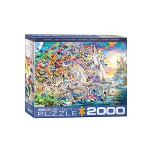 EuroGraphics 2000 db-os puzzle - Unicorn Fantasy (8220-5551) 129181152 - Eurographics