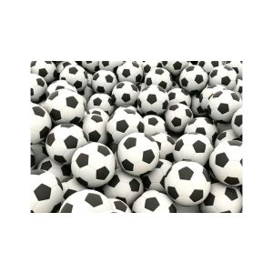 Ravensburger 1000-teiliges Challenge Fußball Puzzle mit einem Design aus schwarzen und weißen Fußbällen - Ravensburger Puzzle