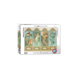 EuroGraphics 1000 db-os puzzle - The Four Seasons, Mucha (6000-0824) 129181436 - Eurographics
