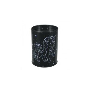 Unikornisos henger alakú fém persely - Holo Unicorn (536635)