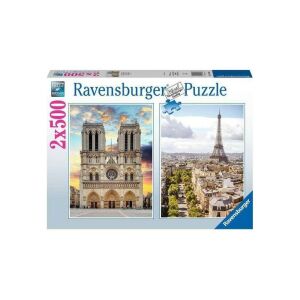 Ravensburger 2 x 500 db-os puzzle - Párizsi látogatás (12000231) 129181873 - Ravensburger Puzzle