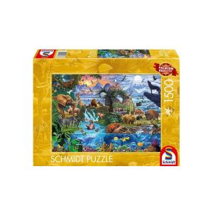Schmidt 1500 db-os puzzle - Panorama of Wildlife (58866) 129181865 - Schmidt