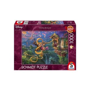 Schmidt 1000 db-os puzzle - Disney - Rapunzel - Tangled up in Love, Thomas Kinkade (58034) 129181869 - Schmidt