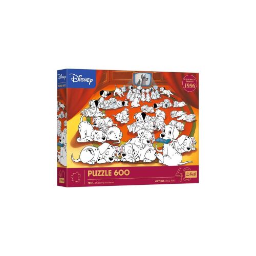 Trefl 600 db-os puzzle - 40 Éves Jubileum - Disney - 101 kiskutya (37604) 129181995