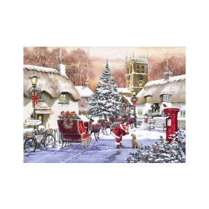Bluebird 500 db-os puzzle - Village and Santa (90537) 129182002 - Bluebird