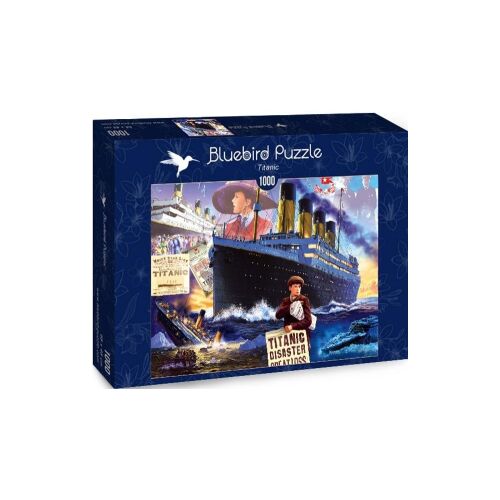 Bluebird Puzzle 1000 darabos kirakós játék, Titanic, a hajó és az ikonikus pillanatok a katasztrófából - Bluebird