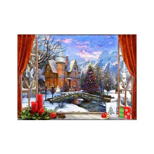 Bluebird 500 db-os puzzle - Christmas Mountain View (90674) 129182233 - Bluebird