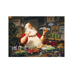 Cobble Hill Mikulás Autók Festenek Kirakós - 1000 db 129182397 - Puzzle