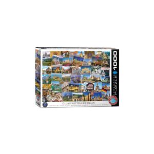 EuroGraphics 1000 db-os puzzle - Globetrotter, Germany (6000-5465) 129182512 - Eurographics
