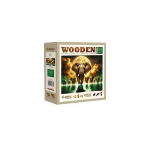 Wooden City 2000 db-os fa puzzle - Elefántok álmai (EX2000-0034-XXL) 129182921 - Puzzle & Kirakó