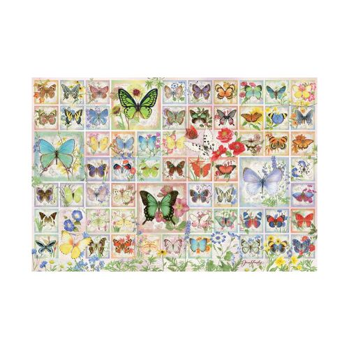 Cobble Hill 2000 db-os puzzle - Butterflies and Blossoms (49011) 129183433