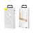 Baseus Simple Wisdom Micro USB kábel USB-hez, 2.1A, 1.5m (fehér) 2db. 97335794