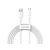 Zestaw kabli do transmisji danych Baseus Simple Wisdom, USB na Micro-USB, 2.1A, 1,5m, 2 szt., biały 97335794