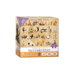 EuroGraphics 500 db-os puzzle - Yoga is a Family Activity (8500-5354) 129183596 - Eurographics