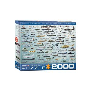 EuroGraphics 2000 db-os puzzle - Evolution of Military Aircraft (8220-0578) 129183625 - Eurographics