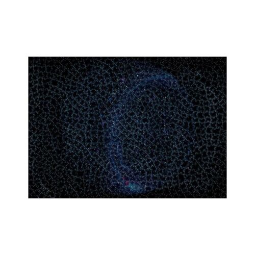 Fertiges Ravensburger KRYPT Universe Glow 881-teiliges Puzzle, leuchtet im Dunkeln