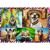 Imagine puzzle Trefl Mókás Állatok cu papagal, câine cu sombrero, zebră, cameleon și cămilă