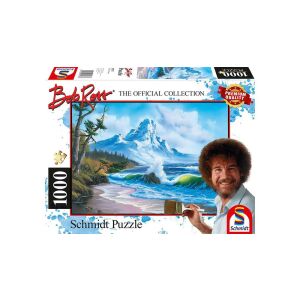 Schmidt 1000 db-os puzzle - Mountain by the Sea, Bob Ross (57537) 129184837 - Schmidt