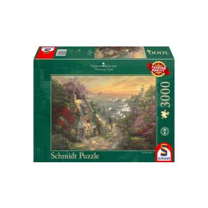 Schmidt 3000 db-os puzzle - The Village Lighthouse, Thomas Kinkade (59482) 129184935 - Schmidt