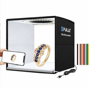 Puluz PKT3101B photo light box for jewelry photography - Studio backdrop