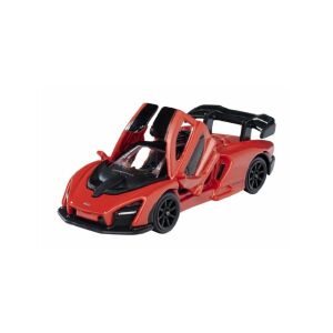Majorette Prémium öntött fém autómodell, McLaren Senna, piros, nyitható ajtókkal, 1:64 méretarányú, gyűjthető játék autó, gyerekeknek, fiúknak, ajándék - Majorette