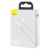 USB-C kábel a Lightning Baseus Superior sorozathoz, 20 W, PD, 1,5 m (fehér) 174169634