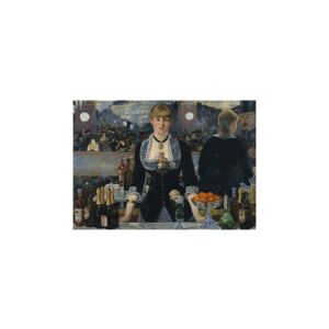 Edouard Manet, Un bar la Folies Bergère, puzzle 1000 piese, Trefl - Puzzle 3D & Puzzle cu burete