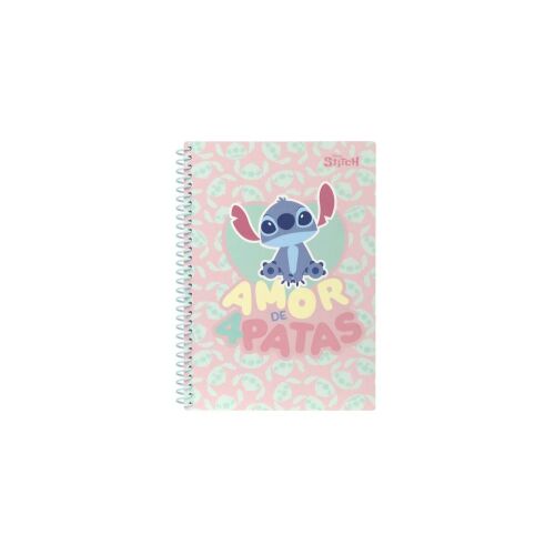 Coolpack Disney Stitch B/5 spirálfüzet Amor de 4patas mintával - Irodai papíráru