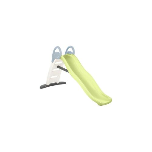 Smoby Funny csúszda, zöld és fehér műanyag csúszda gyerekeknek, kültéri játszótéri felszerelés