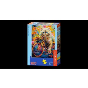 Castorland 180 db-os puzzle - Cica az úton (B-018529)