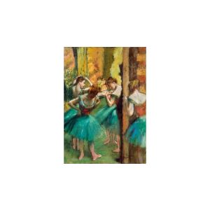 Pictura Dansatori, roz și verde de Degas, prezentată pe puzzle-ul Bluebird Art by 1000 piese - Puzzle 3D & Puzzle cu burete