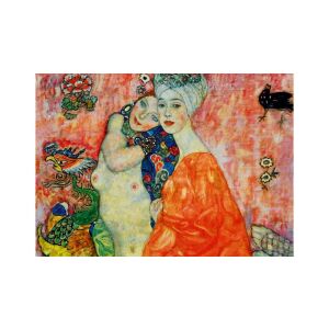 Pictura Prietenele de Gustav Klimt, prezentată pe puzzle-ul Bluebird Art by 1000 piese - Puzzle 3D & Puzzle cu burete