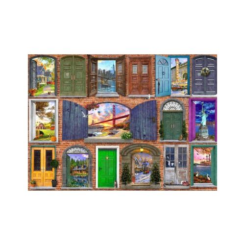 Bluebird 1500 db-os puzzle - Doors of USA (90672) 129187790