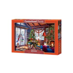Castorland 2000 db-os puzzle - Karácsonyi házikó (C-200962) 129187991 - Castorland Puzzle